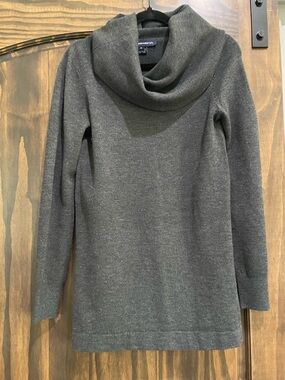 French Connection Charcoal Gray Cowl Neck Sweater